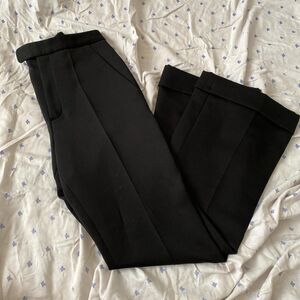Maison margiela black trousers flared